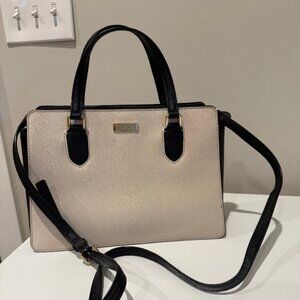 Kate Spade Cameron Street Lottie Satchel – Black/Beige